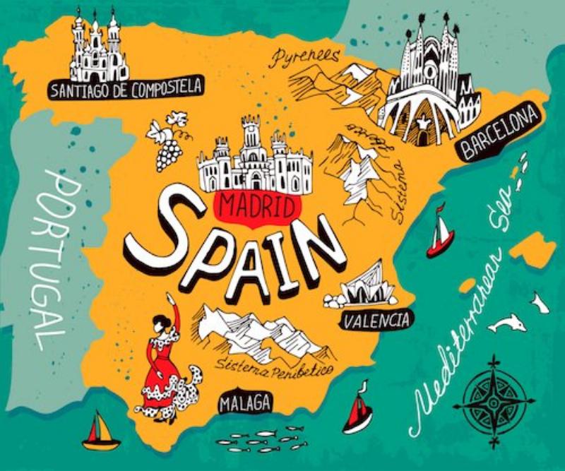 Một tòa nhà văn phòng hiện đại tại khu kinh tế của thủ đô Tây Ban Nha Madrid, thể hiện cơ hội việc làm